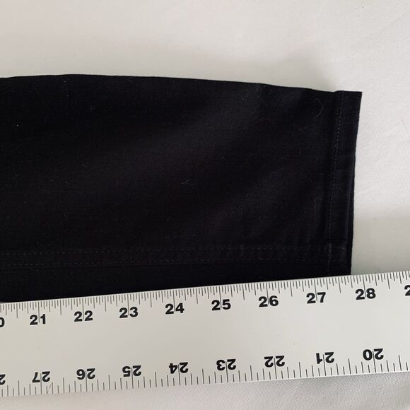 Acne Studios Jeans Bla Konst Women 27 Climb Stay Black Mid Rise Skinny Designer - Picture 14 of 14